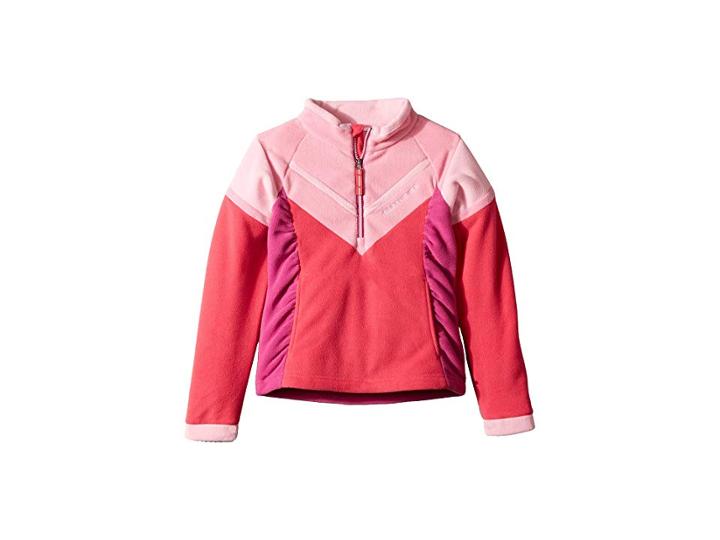 Obermeyer Kids Slide Fleece Top (little Kids/big Kids) (pink-out) Girl's Fleece