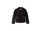 Urban Republic Kids Emilia Wool Moto Jacket (little Kids/big Kids) (black) Girl's Jacket