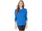 Sanctuary Highroad Thermal Tee (electric Blue) Women's T Shirt