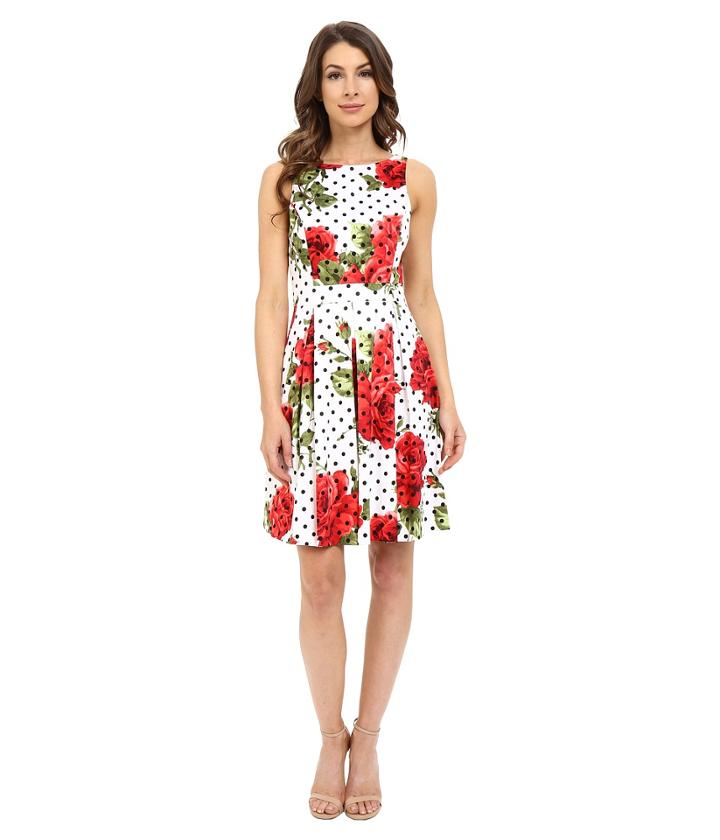 Jessica Simpson Printed Bow Back Dress (print) Women's Dress