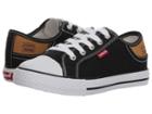 Levi's(r) Shoes Stan Buck (toddler/little Kid/big Kid) (black/brown) Men's  Shoes