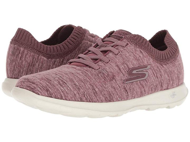 Skechers Performance Go Walk Lite Floret (mauve) Women's Shoes