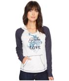 Ariat Rodeo Love Hoodie (cloud Dancer) Women's Sweatshirt