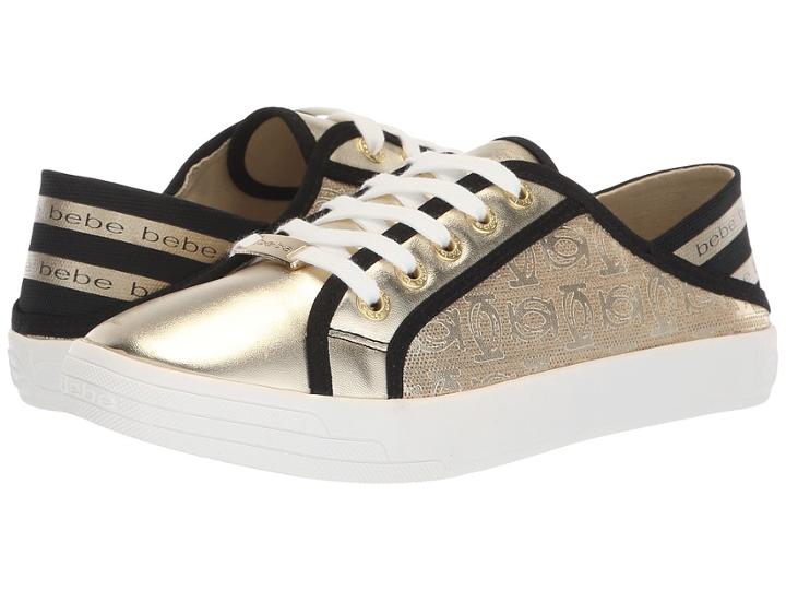 Bebe Dacia (gold) Women's Lace Up Casual Shoes