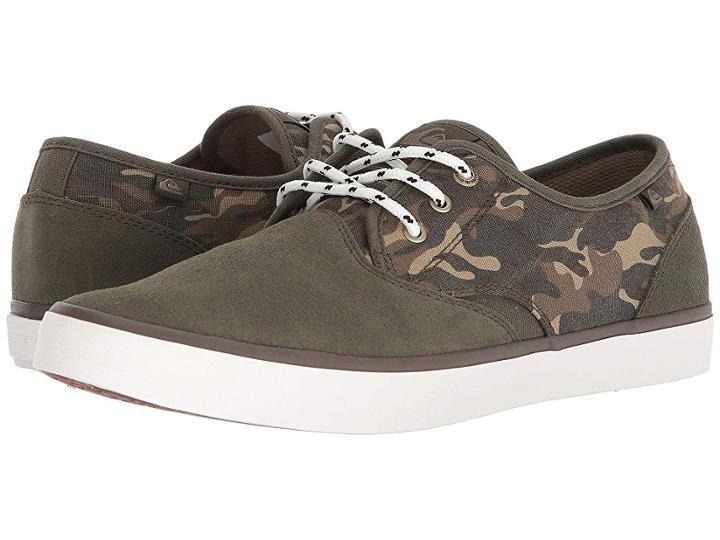 Quiksilver Shorebreak Deluxe (green/brown/black) Men's Lace Up Casual Shoes