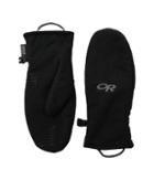 Outdoor Research Fuzzy Mittens (little Kid) (black) Extreme Cold Weather Gloves