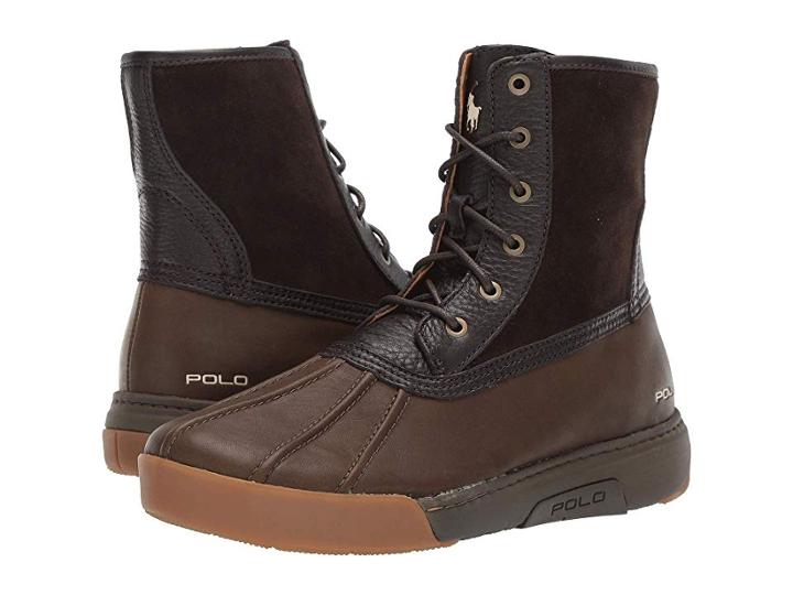 Polo Ralph Lauren Declan (dark Brown/olive) Men's Shoes