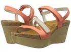 Naot Canaan (peach Leather/linen Leather) Women's  Shoes