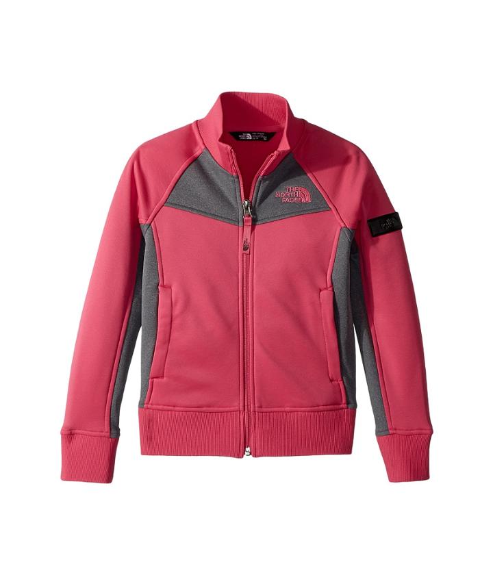 The North Face Kids Take Back Track Jacket (little Kids/big Kids) (petticoat Pink/tnf Medium Grey Heather) Girl's Coat