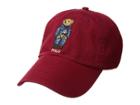 Polo Ralph Lauren Cotton Chino Hat (eaton Red W/ Bear) Caps
