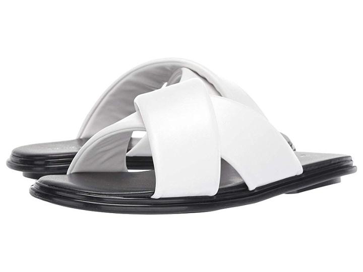 Bcbgeneration Eloise (white Smooth) Women's Slide Shoes