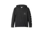 Vissla Kids Car Park Long Sleeve Hooded T-shirt (big Kids) (black) Boy's T Shirt