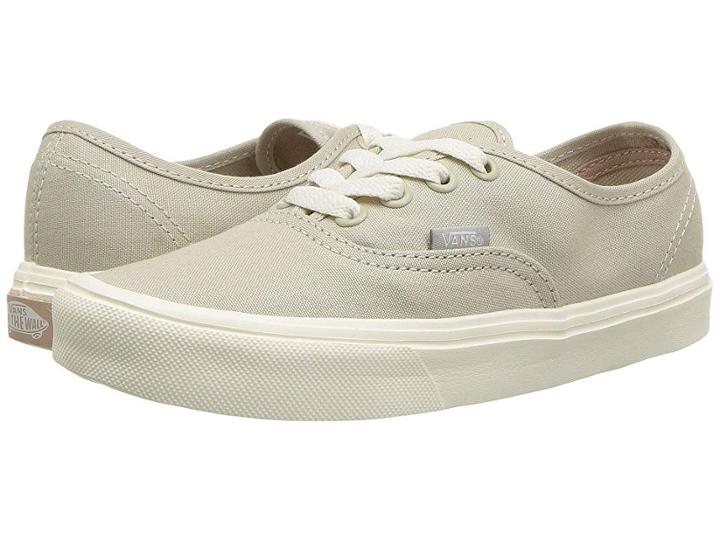Vans Authentic Lite ((canvas) Cement/marshmallow) Skate Shoes