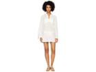 Tory Burch Swimwear Daisy Stephanie Tunic Cover-up (ivory Daisy) Women's Swimwear