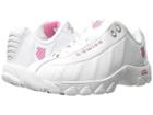 K-swiss St329 Cmf (white/shocking Pink Leather) Women's Running Shoes
