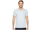 Lacoste Short Sleeve V-neck Pima Jersey Tee (rill) Men's T Shirt