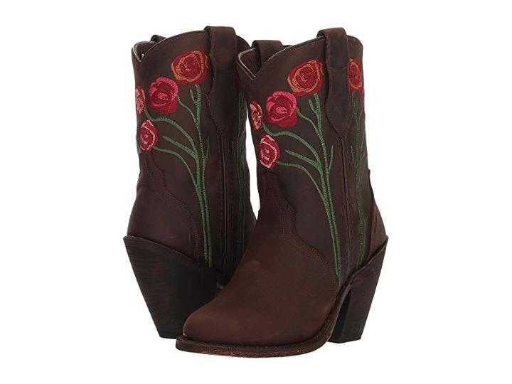 Dingo Rosita (brown Leather) Cowboy Boots