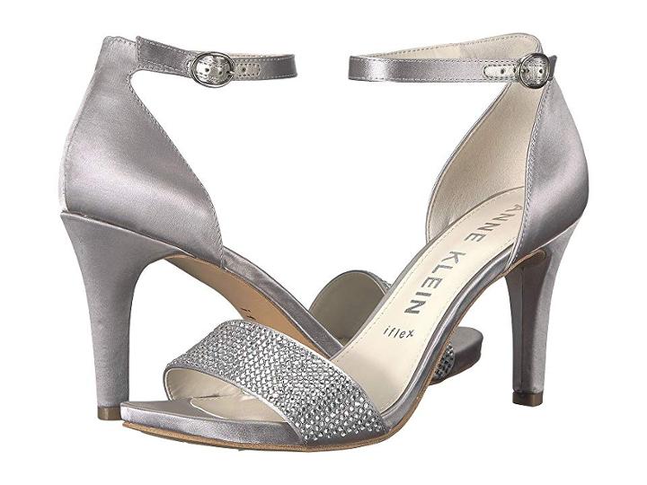 Anne Klein Odree (silver Satin) Women's Shoes