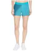 Asics Legends 3.5 Woven Shorts (linear Sprout Green) Women's Shorts