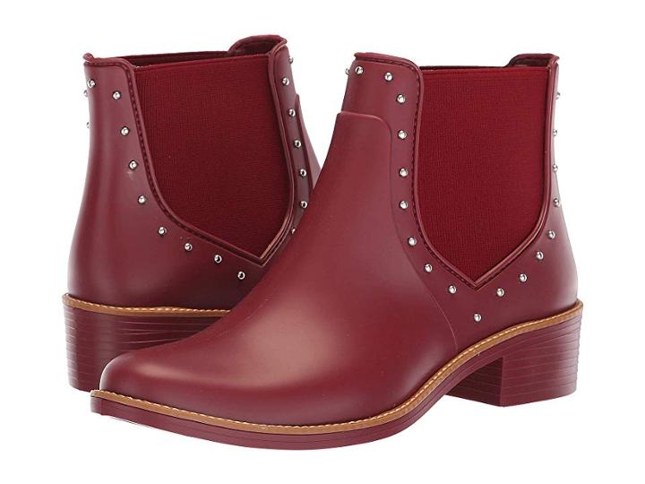 Bernardo Peyton Rain Boot (bordeaux Rubber) Women's Rain Boots
