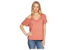 Sanctuary Stateside Cutout Tee (terracotta) Women's T Shirt