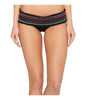 Isabella Rose Crystal Cove Maui Bikini Bottom (black) Women's Swimwear