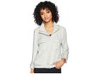 Jack By Bb Dakota Zoey Rayon Twill Lightweight Jacket (stone Grey) Women's Coat