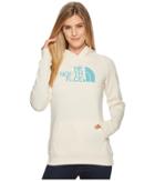 The North Face Half Dome Hoodie (vintage White Heather/bristol Blue) Women's Sweatshirt