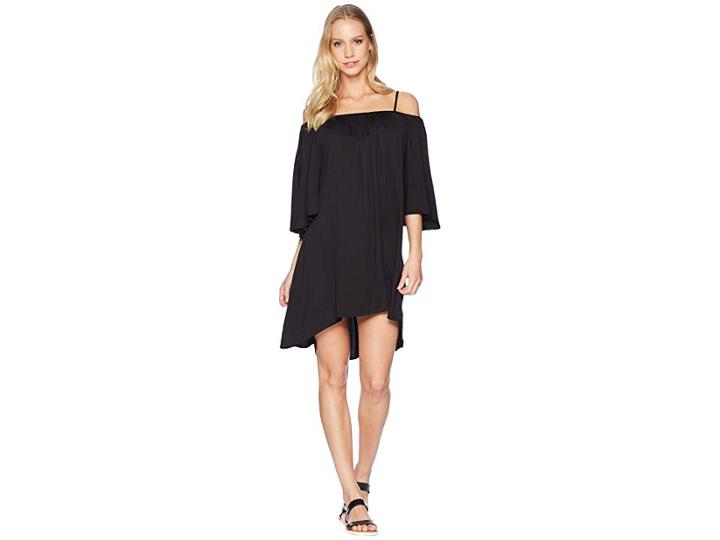 Green Dragon California Core Charlotte Butterfly Tunic (black) Women's Blouse