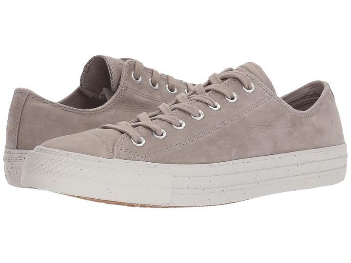 Converse Chuck Taylor All Star Nubuck Ox (malted/engine Smoke/pale Putty) Athletic Shoes