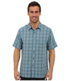 Royal Robbins San Juan Plaid Short Sleeve Shirt (tide Pool) Men's Short Sleeve Button Up