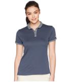 Nike Golf Dry Polo Short Sleeve Texture (thunder Blue/flat Silver) Women's Clothing