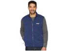 Vineyard Vines Sweater Fleece Shep Shirt Vest (deep Bay) Men's Vest