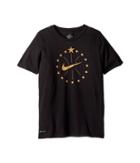 Nike Kids Dry Stars Tee (little Kids/big Kids) (black) Boy's T Shirt