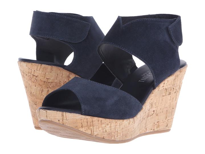 Cordani Rhonda (navy Suede/cork) Women's Wedge Shoes