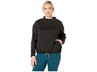 Nike Studio Mock Neck Versa Pullover (sizes 1x-3x) (black Heather/black) Women's Clothing