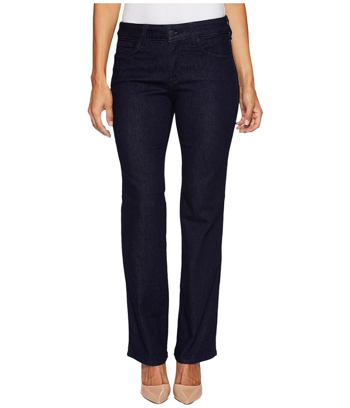 Nydj Petite Petite Marilyn Straight Jeans In Rinse (rinse) Women's Jeans