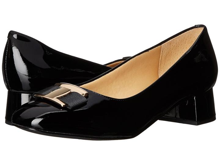 Trotters Louise (black Patent Leather) Women's Shoes