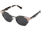 Valentino Va 4027 (opal Pink/havana Pink/dark Grey) Fashion Sunglasses