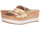 Michael Michael Kors Warren Platform (pale Gold) Women's Shoes
