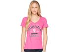 Champion College Indiana Hoosiers University V-neck Tee (wow Pink) Girl's T Shirt