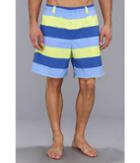 Columbia Backcast Ii Printed Trunk (vivid Blue Stripe) Men's Shorts