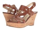 Guess Studs (brown Leather) Women's Sandals