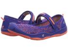 Keen Kids Moxie Mary Jane (little Kid/big Kid) (royal Blue/fusion Coral) Girl's Shoes