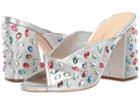 Loeffler Randall Laurel (silver Crinkle Metallic/multi Gems) Women's Shoes