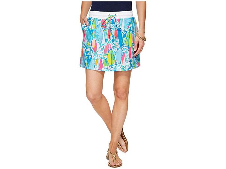 Lilly Pulitzer Zia Skirt (multi Beach And Bae) Women's Skirt