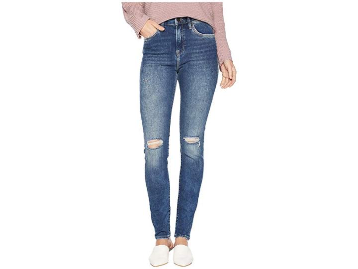 Mavi Jeans Lucy Jeans In Dark Ripped Nolita (dark Ripped Nolita) Women's Jeans