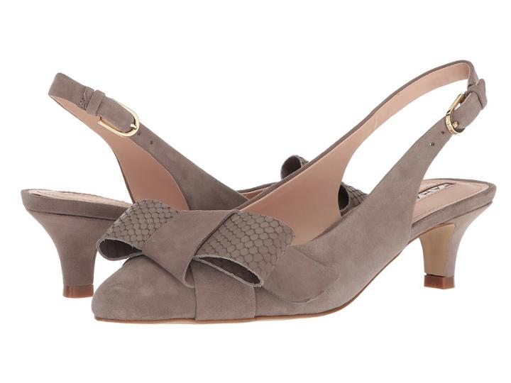 Tahari Maslow (taupe Grey Suede/breach) Women's 1-2 Inch Heel Shoes