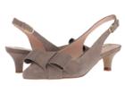 Tahari Maslow (taupe Grey Suede/breach) Women's 1-2 Inch Heel Shoes