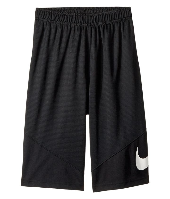 Nike Kids Hbr Short (little Kids/big Kids) (black/white) Boy's Shorts